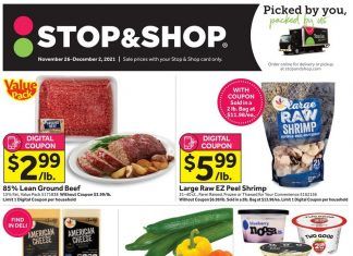 Stop & Shop Weekly Ad Nov 26 – Dec 02, 2021