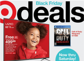 Target Black Friday Sale Nov 25 – Nov 27, 2021