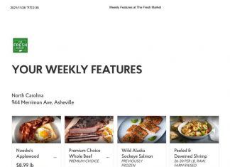 The Fresh Market Weekly Ad Nov 26 – Nov 30, 2021