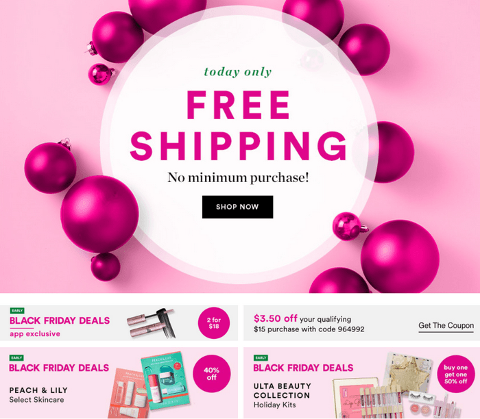 Ulta Beauty Black Friday Flyer Sales