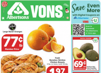 Vons Weekly Ad Nov 01 – Nov 07, 2021