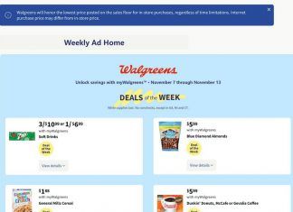 Walgreens Weekly Ad Nov 07 – Nov 13, 2021