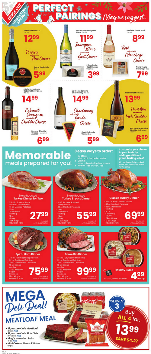 Albertsons Weekly Dec 22 Dec 24, 2021 (Christmas Sale Included)