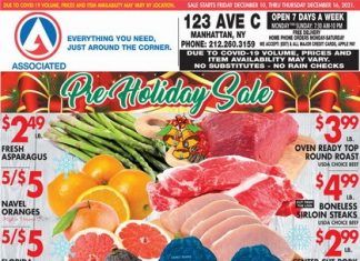 Associated Supermarkets Weekly Ad Dec 10 – Dec 16, 2021