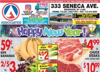 Associated Supermarkets Weekly Ad Dec 31, 2021 – Jan 06, 2022