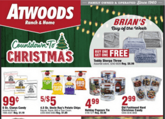 Atwoods Weekly Ad Dec 08 – Dec 12, 2021