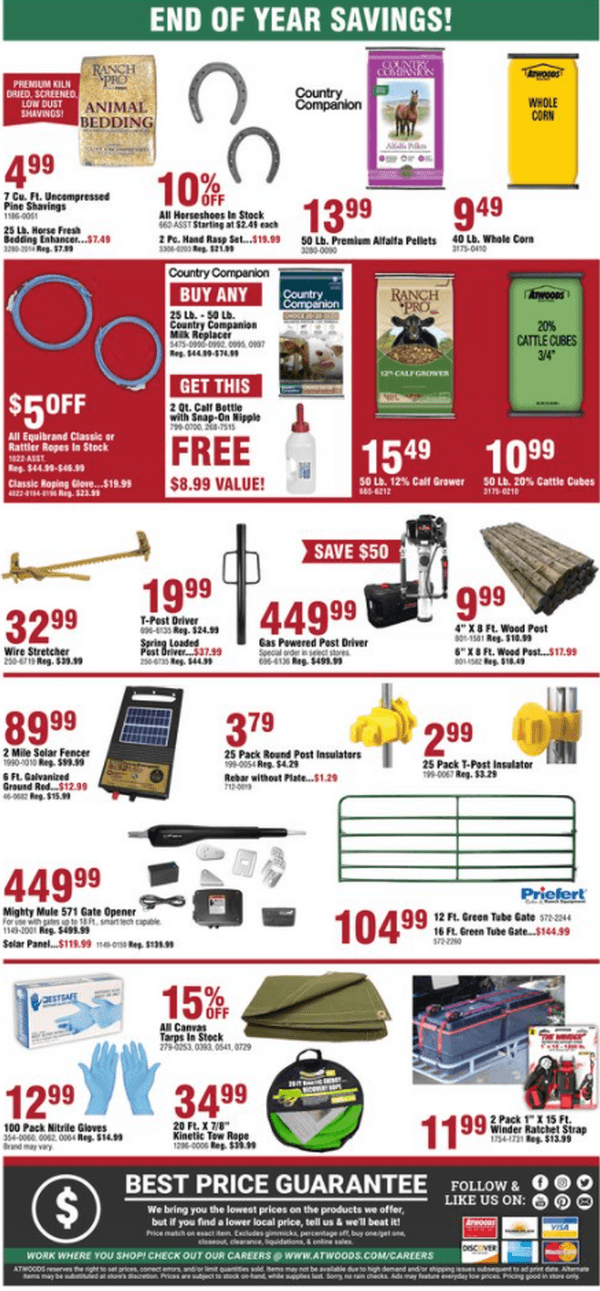 Atwoods Weekly Ad Dec 08 – Dec 12, 2021