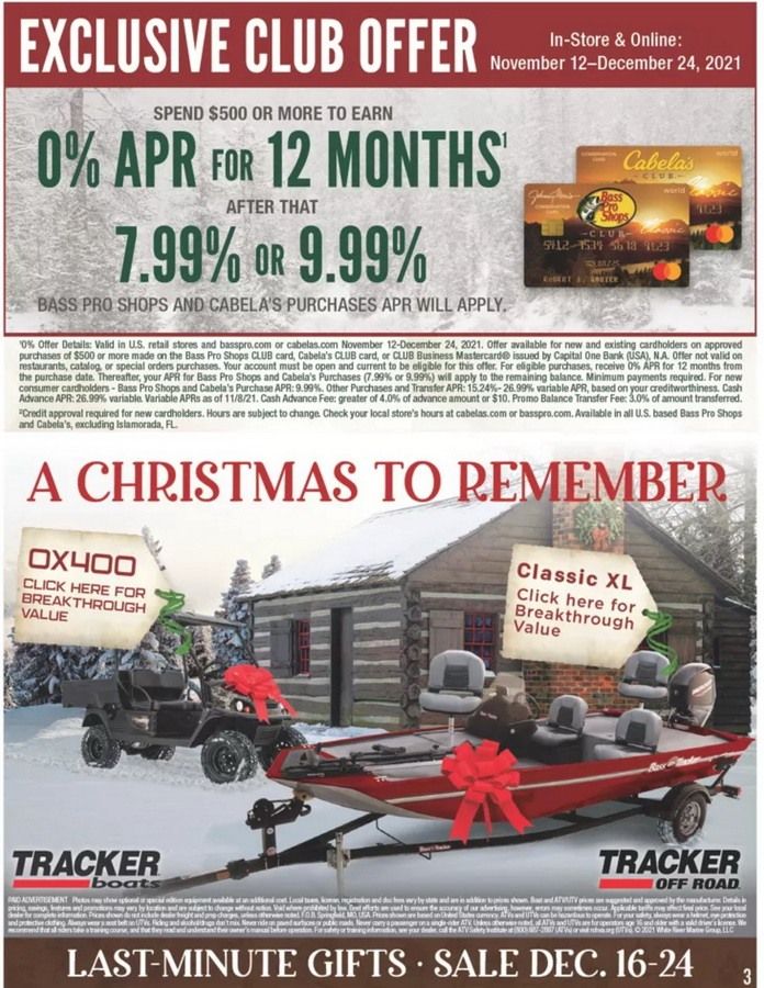 Bass Pro Shops Christmas Flyer Dec 16 Dec 24, 2021