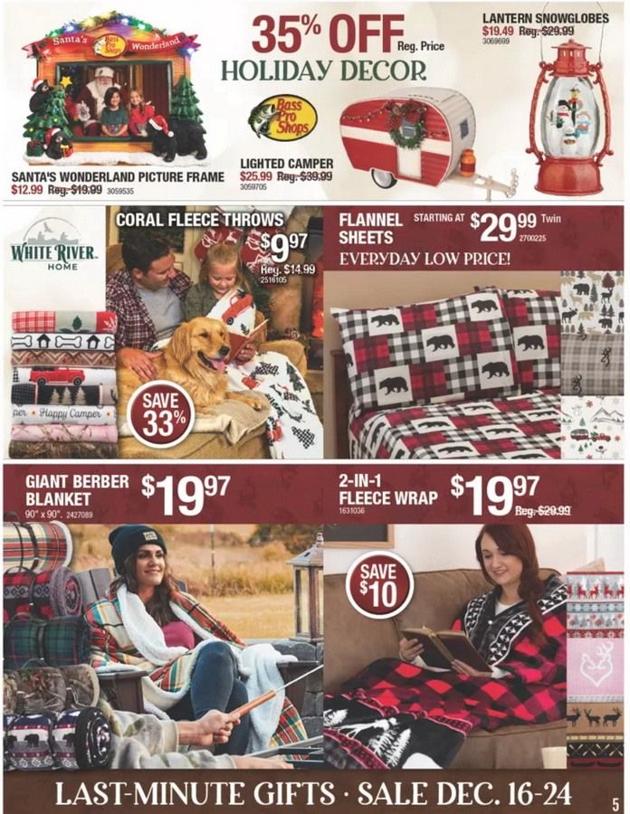 Bass Pro Shops Christmas Flyer Dec 16 Dec 24, 2021