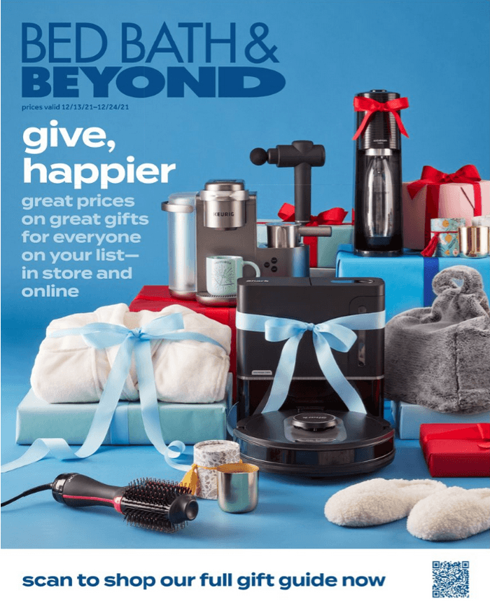 Bed Bath & Beyond Holiday Ad Dec 13 Dec 24, 2021