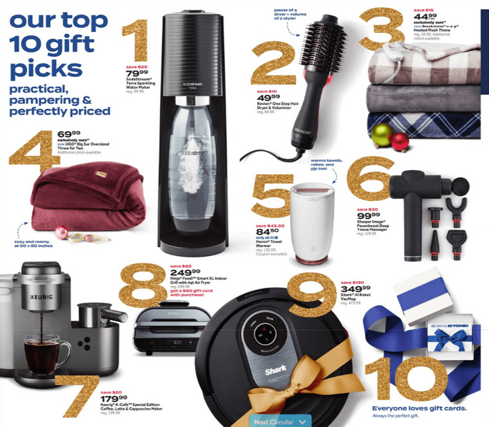 Bed Bath & Beyond Holiday Ad Dec 13 Dec 24, 2021