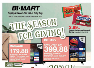 Bi-Mart Weekly Ad Nov 30 – Dec 14, 2021