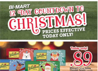 Bi-Mart Christmas Flyer Sale