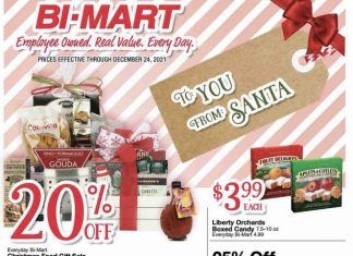 Bi-Mart Weekly Ad Dec 15 – Dec 24, 2021 (Christmas Promotion Included)