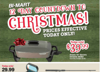 Bi-Mart Christmas Countdown Sale