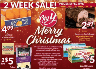Big Y Weekly Ad Dec 16 – Dec 29, 2021 (Christmas Promotion Included)