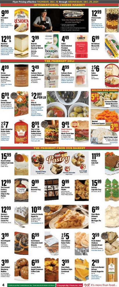 Big Y Weekly Ad Dec 16 – Dec 29, 2021 (Christmas Promotion Included)