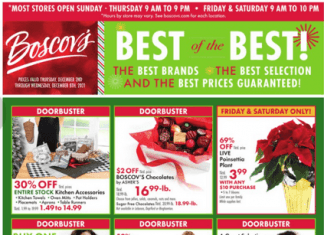 Boscov’s Weekly Ad Dec 02 – Dec 08, 2021