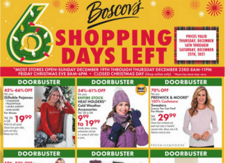 Boscov’s Weekly Ad Dec 16 – Dec 25, 2021