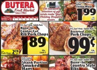 Butera Weekly Ad Dec 01 – Dec 07, 2021
