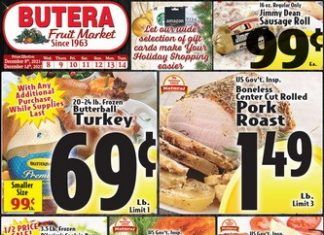Butera Weekly Ad Dec 08 – Dec 14, 2021
