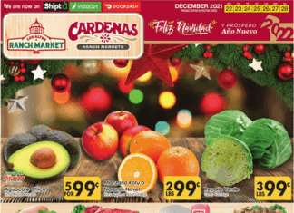 Cardenas Weekly Ad Dec 22 – Dec 28, 2021 (Christmas & New Year Promotion Included)