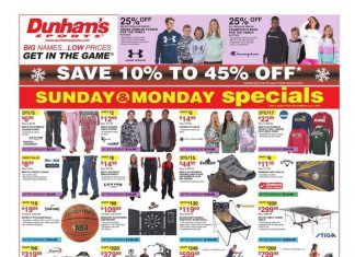 Dunham’s Sports Weekly Ad Dec 04 – Dec 09, 2021
