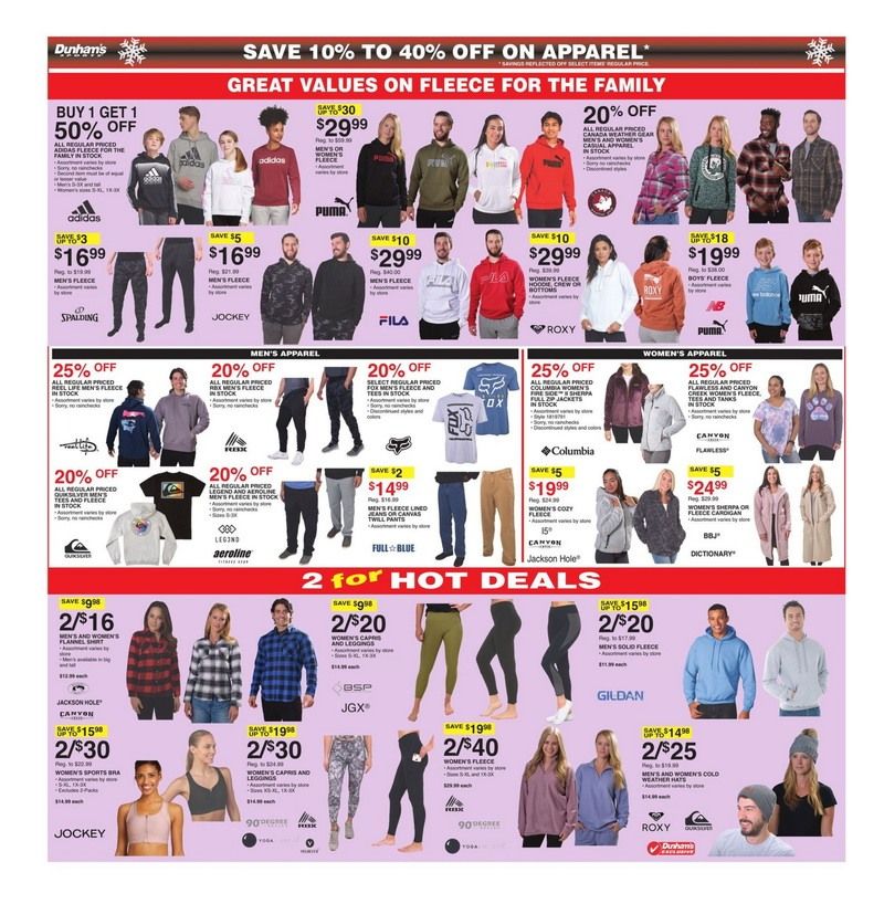 Dunham's Sports Weekly Ad Dec 04 Dec 09, 2021