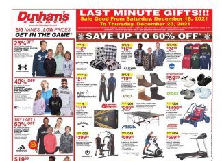 Dunham’s Sports Weekly Ad Dec 18 – Dec 23, 2021