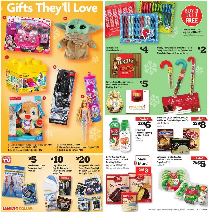 Family Dollar Weekly Ad Dec 19 Dec 25, 2021 (Christmas Promotion