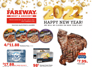 Fareway Weekly Ad Dec 29, 2021 – Jan 04, 2022
