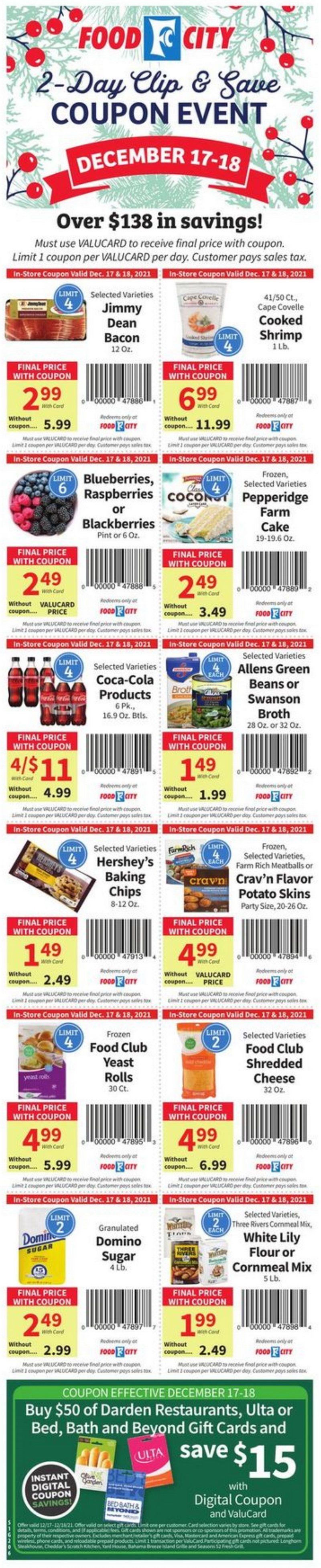 Food City Weekly Ad Dec 15 Dec 21, 2021