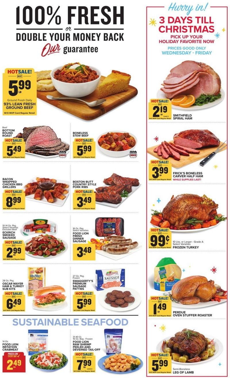Food Lion Christmas Commercial 2022 Food Lion Weekly Ad Dec 22 – Dec 28, 2021 (Christmas Promotion Included)