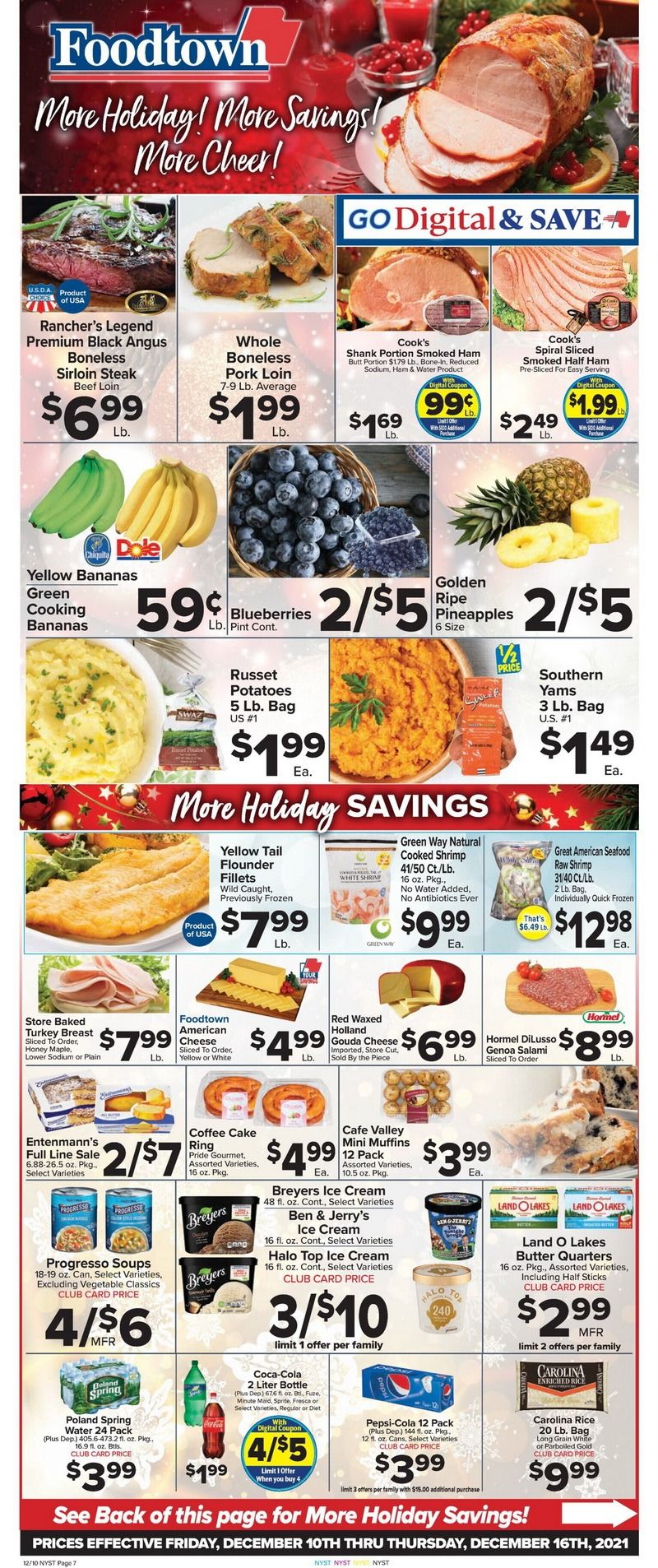 Foodtown Weekly Ad Dec 10 Dec 16, 2021
