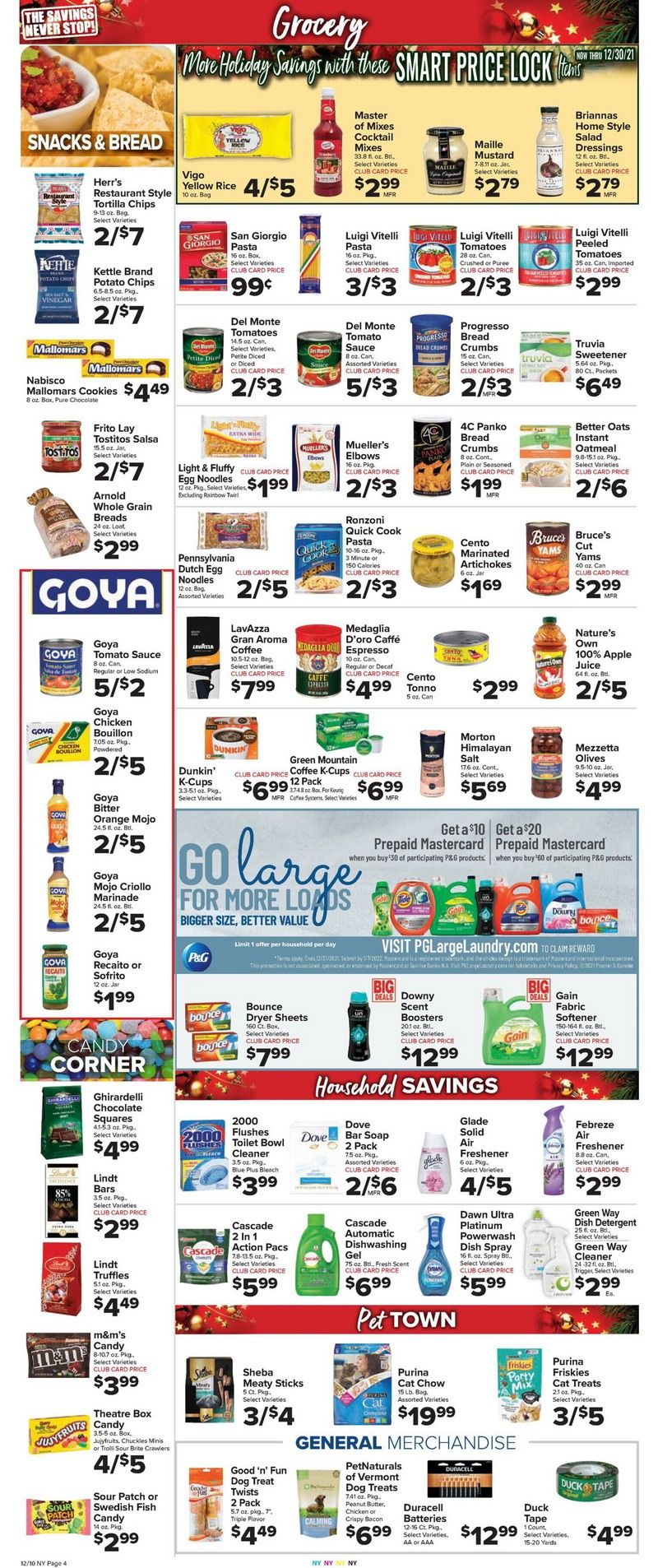 Foodtown Weekly Ad Dec 10 – Dec 16, 2021