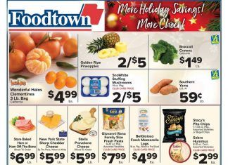 Foodtown Weekly Ad Dec 17 – Dec 23, 2021