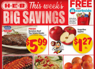 HEB Weekly Ad Jan 01 – Jan 04, 2022
