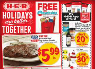HEB Weekly Ad Dec 08 – Dec 14, 2021