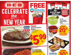 HEB Weekly Ad Dec 25 – Dec 31, 2021