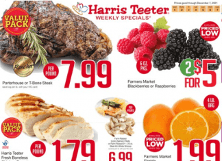 Harris Teeter Weekly Ad Dec 01 – Dec 07, 2021
