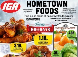 IGA Weekly Ad Dec 01 – Dec 08, 2021