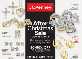 JCpenny After Christmas Sale Dec 26, 2021 – Jan 02, 2022