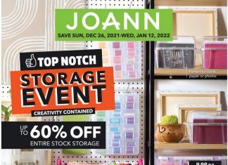 Jo-Ann Weekly Ad Dec 26, 2021 – Jan 12, 2022
