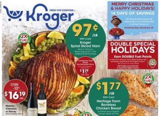 Kroger Weekly Ad Dec 15 – Dec 28, 2021 (Christmas Promotion Included)