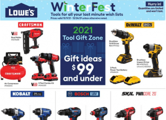 Lowe’s Weekly Ad Dec 09 – Dec 22, 2021