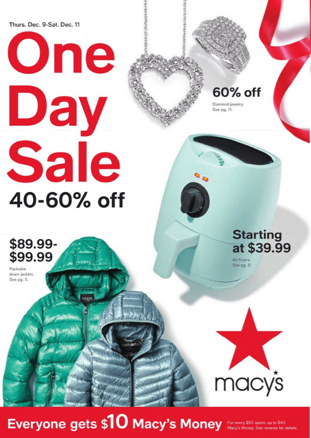Macy's Flyer Sale Dec 09 Dec 11, 2021