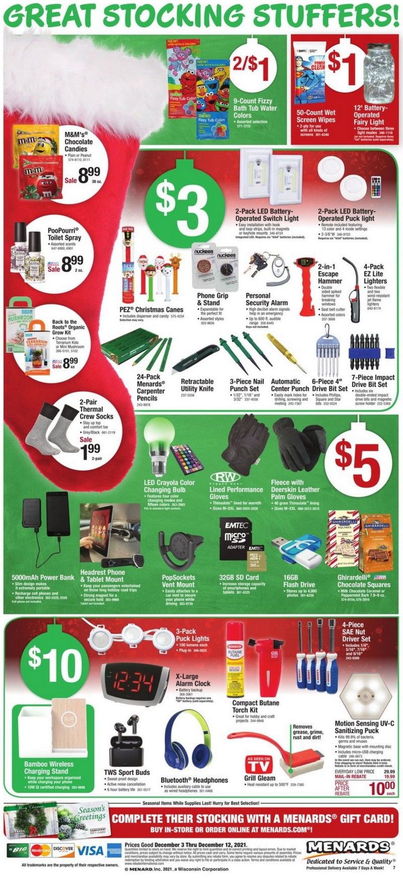 Menards Christmas Sale Dec 03 Dec 12, 2021