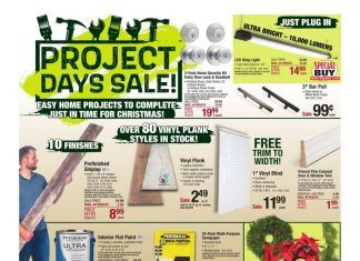 Menards Proiect Days Sale Dec 07 – Dec 24, 2021