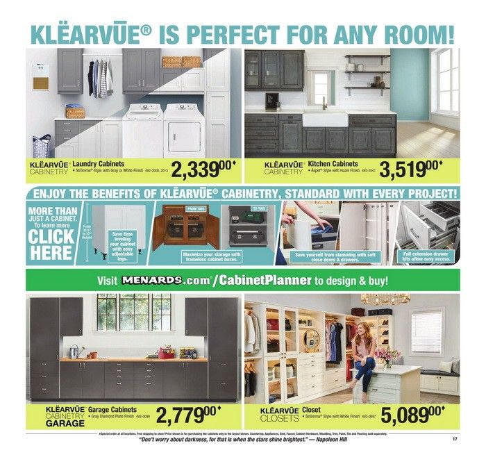 Menards Proiect Days Dec 07 24 2021 Menards Proiect Days Dec 07, Klearvue Garage Cabinets Menards