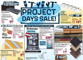Menards Proiect Days Sale Dec 14 – Dec 24, 2021